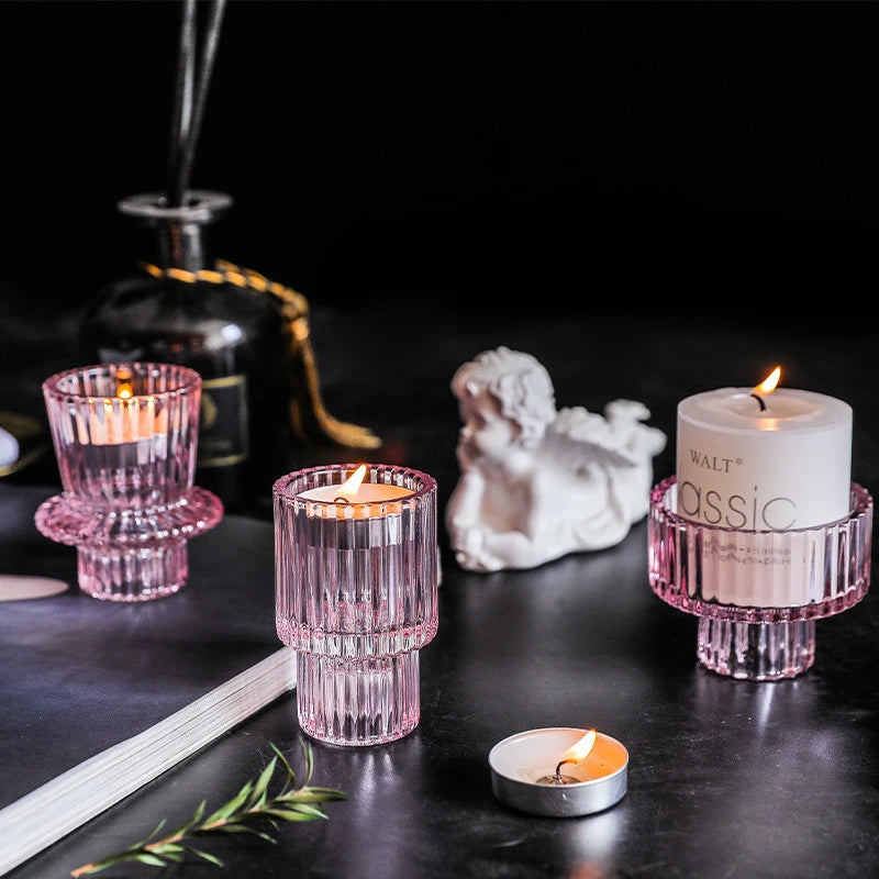 Creative Transparent Candle Holder