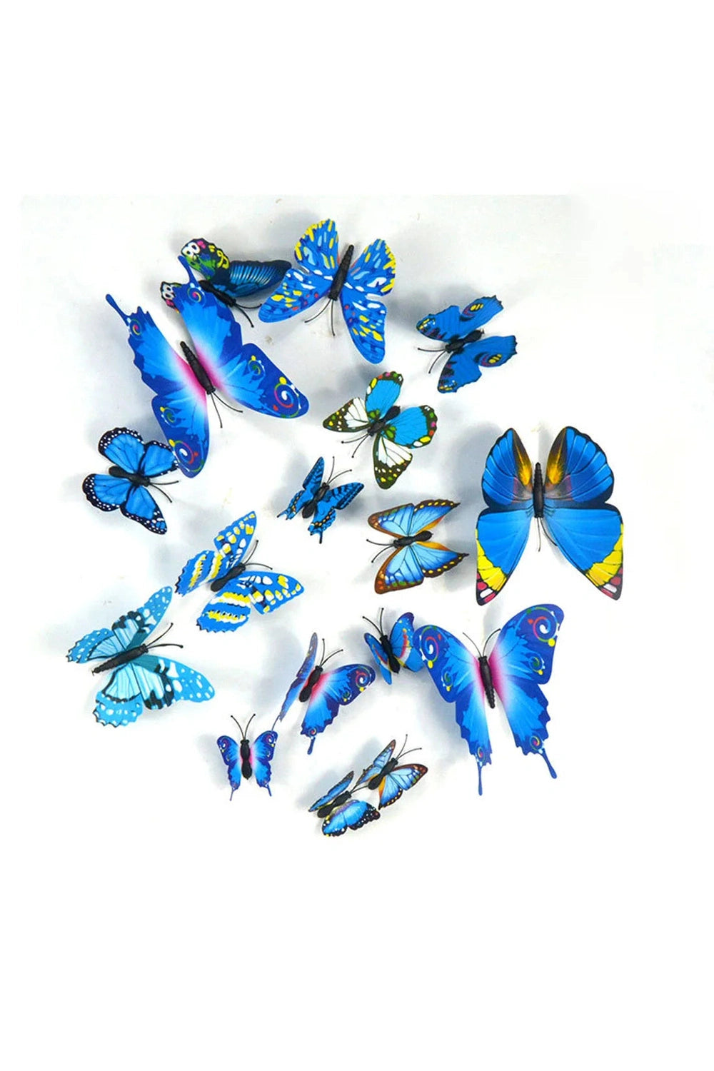 Colorful 3D Butterfly Stickers