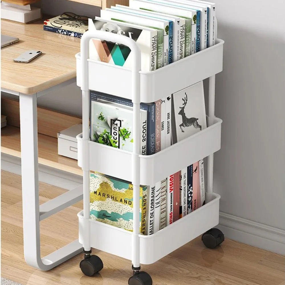 Multi-Tier Rolling Shelf