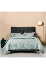 Dark Green Cotton Bedding Set