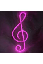 Music Note Neon Sign