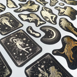 Gold Constellation Scrapbooking Stickers