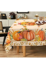 Autumn Harvest Pumpkin Tablecloth