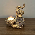 Elephant Trunk Tealight Candle Holder