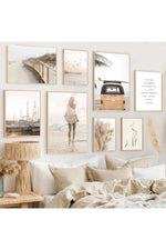 Boho Surf & Travel Canvas Poster