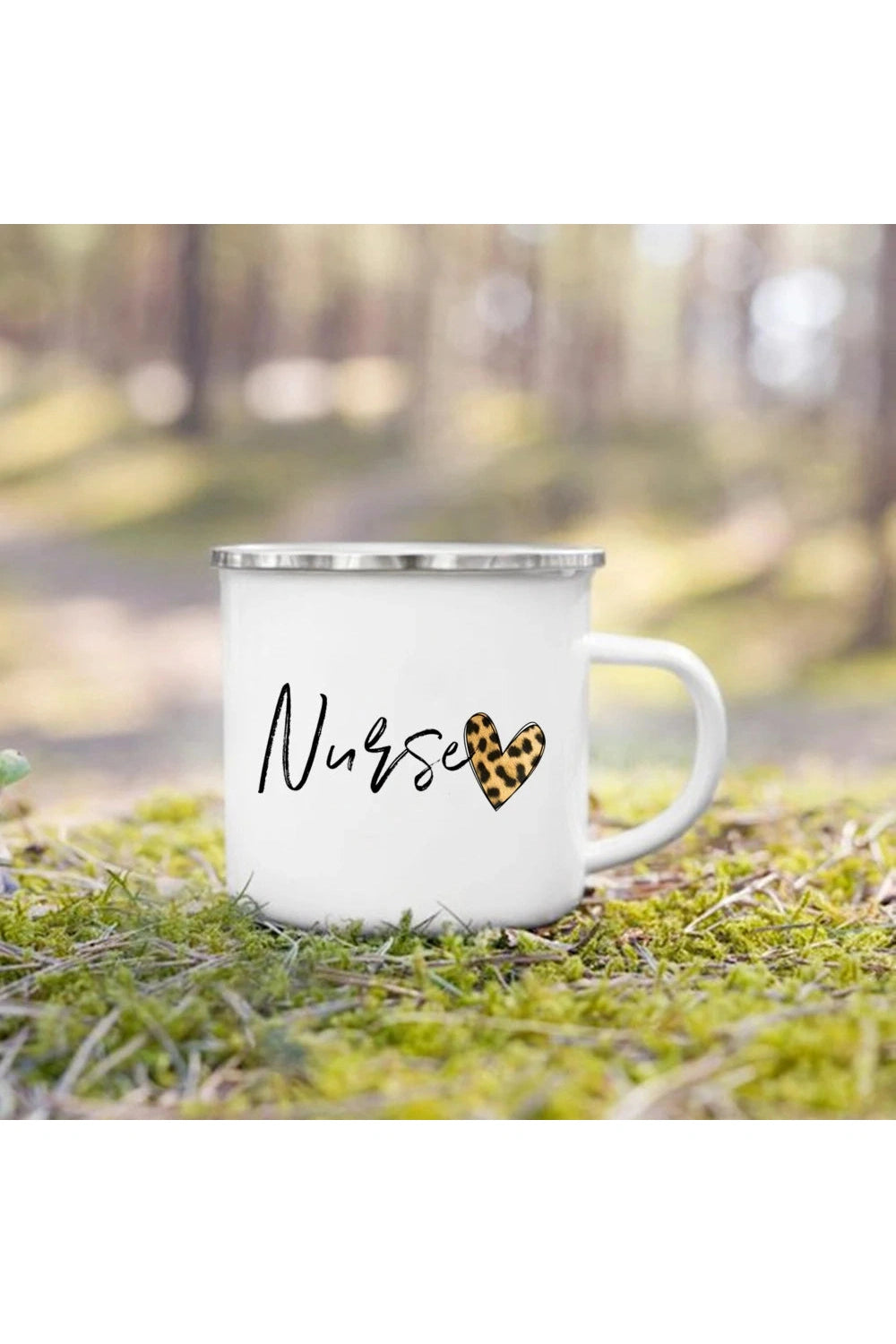 Nurse Life Enamel Coffee Mug