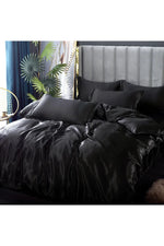 Satin Deluxe Solid Bedding Set