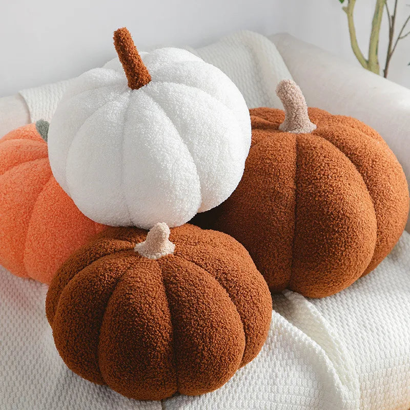 Pumpkin Plush Halloween Cushion