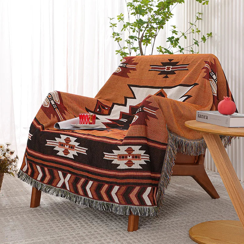 Southwest Desert Aztec Blanket