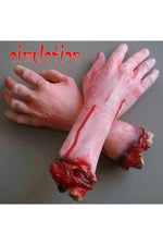 Gruesome Severed Hands Halloween Props