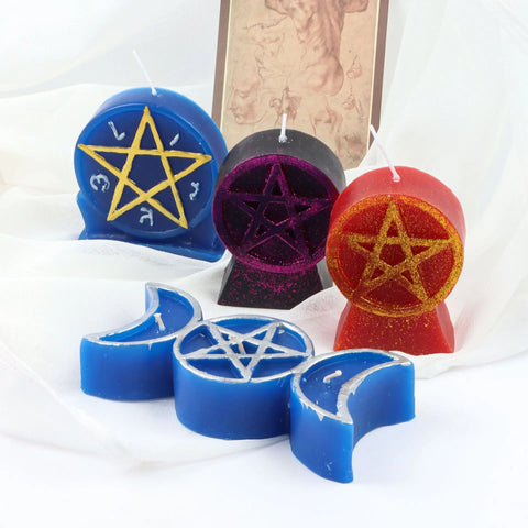 DIY Kerzenform für Pentagramm-Ornament