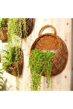 Rattan Wall Hanging Planter