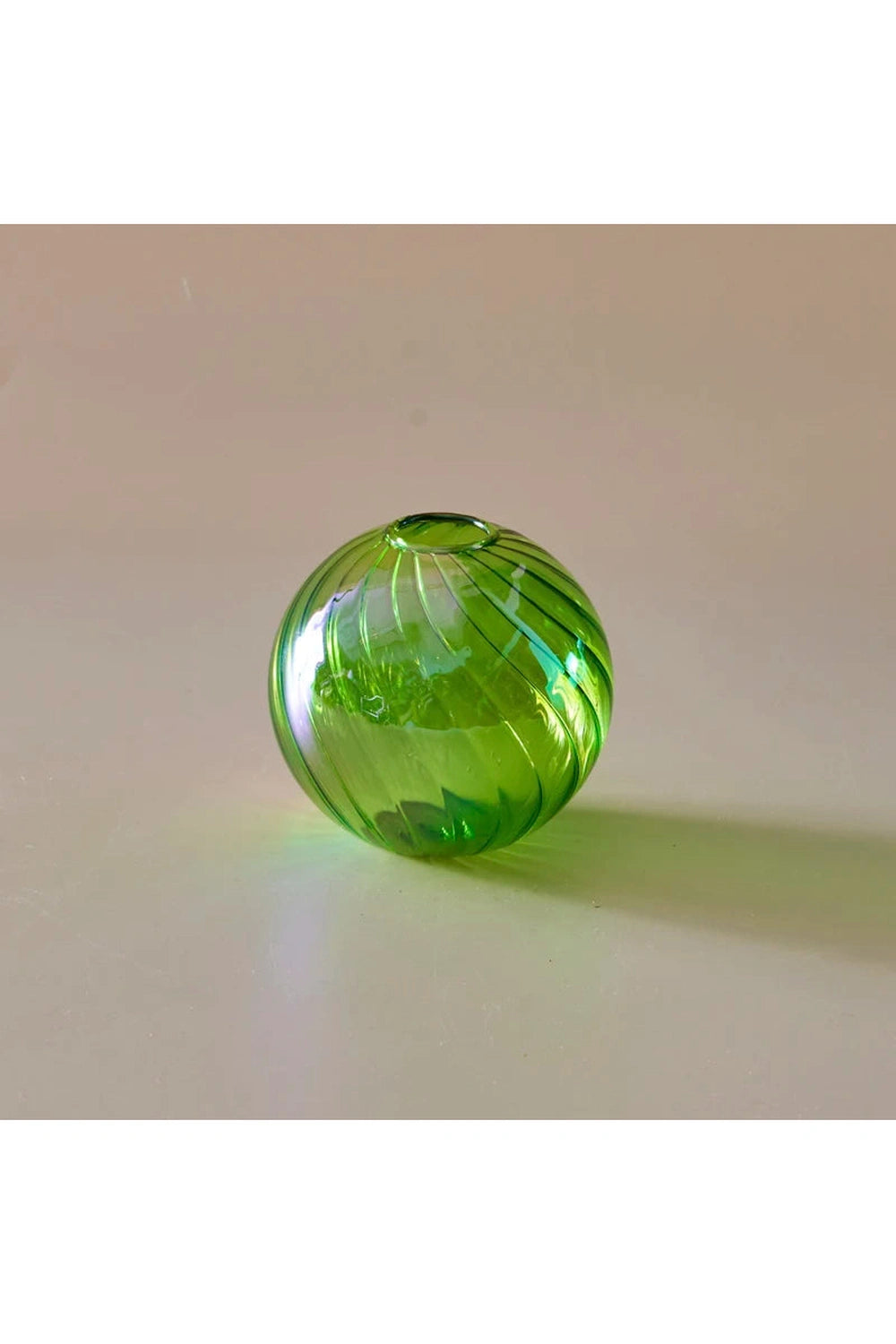 Iridescent Glass Ball Plant Vase