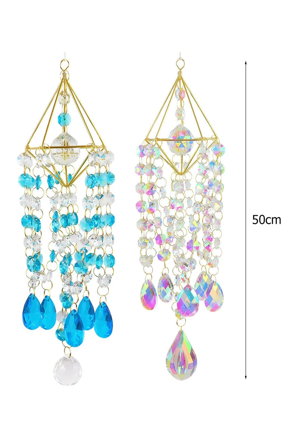 Glass Suncatcher Rainbow Windchime