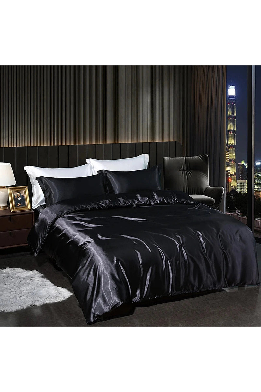 High-End Satin Bedding Set