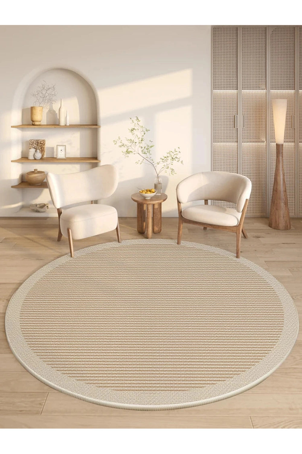 Natural Harmony Round Rug