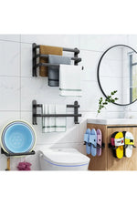 Space-Saving Towel Shelf