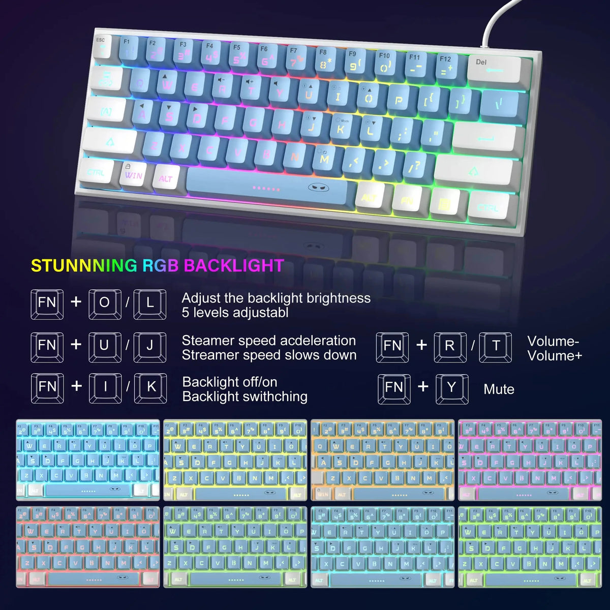 Mini Membrane RGB Keyboard