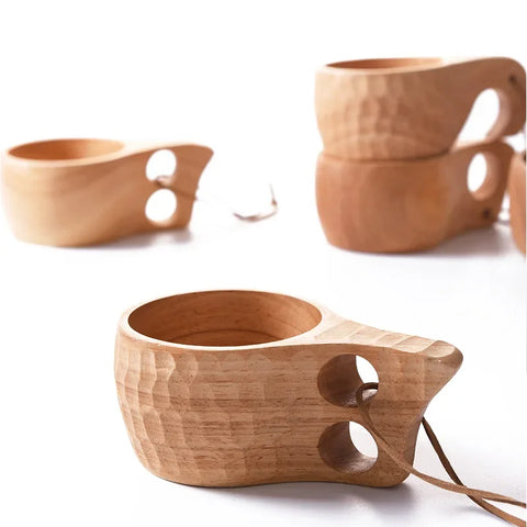 Nordic Wooden Coffee Mug