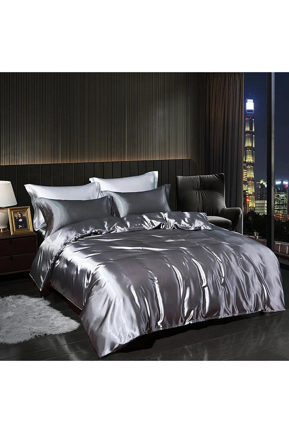 High-End Satin Bedding Set