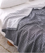 Minimalist Grid Pattern Blanket