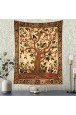 Enchanted Forest Tree of Life Tapestry