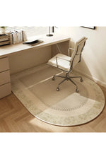 Tranquil Workspace Oval Rug