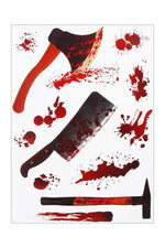 Blood Splatter Horror Wall Stickers