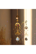 Golden Butterfly Prism Suncatcher