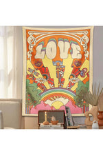 Groovy Love Retro Tapestry