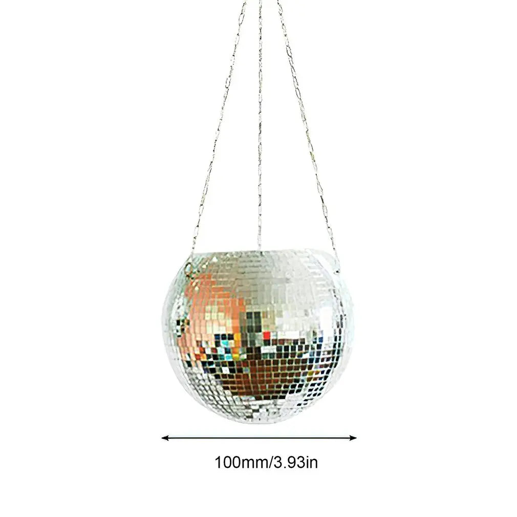 Bohemian Disco Ball Plant Pot