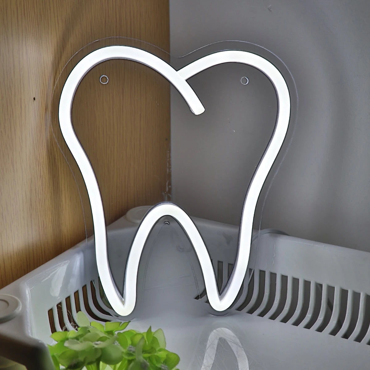 White Teeth Neon Sign