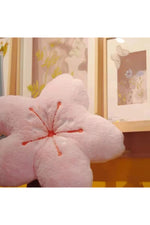 Cherry Petal Plush Pillow