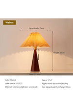 Retro Solid Wood Lamp