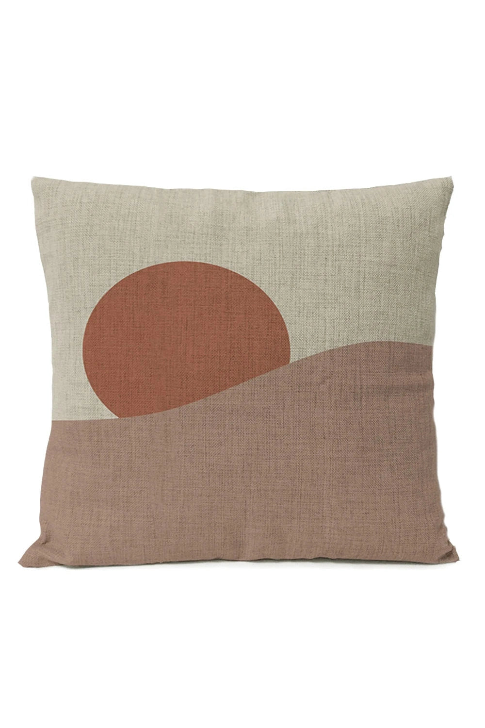 Boho Sun Moon Pillow Cover