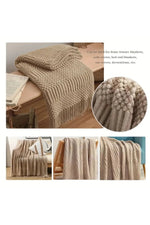 Sand Dunes Textured Throw Blanket