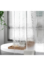 Pebble Transparent Shower Curtain