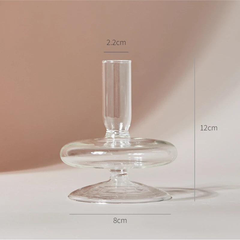 Crystal Aura Taper Candle Holders