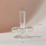 Crystal Aura Taper Candle Holders