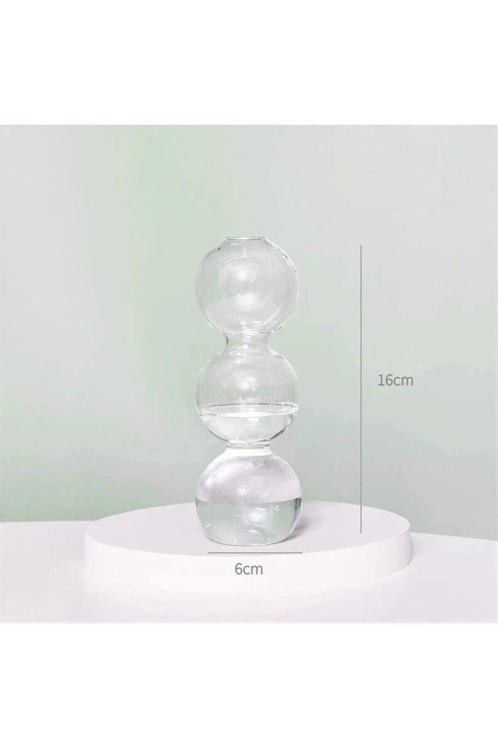 Clear Modern Glass Vase