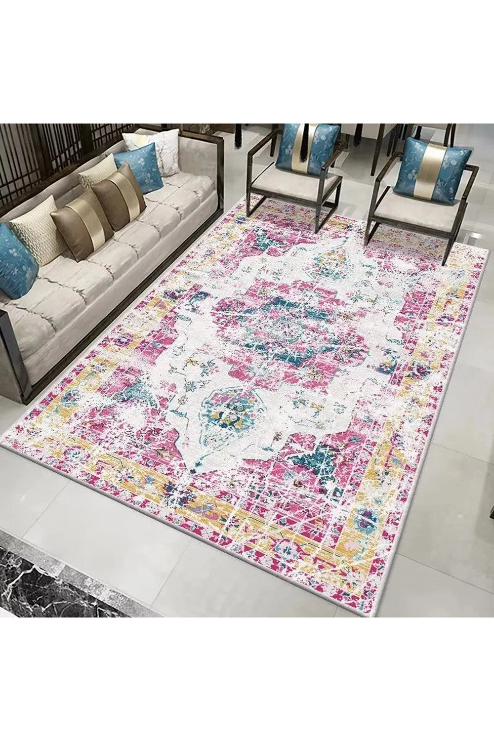 Persian Boho Washable Rug