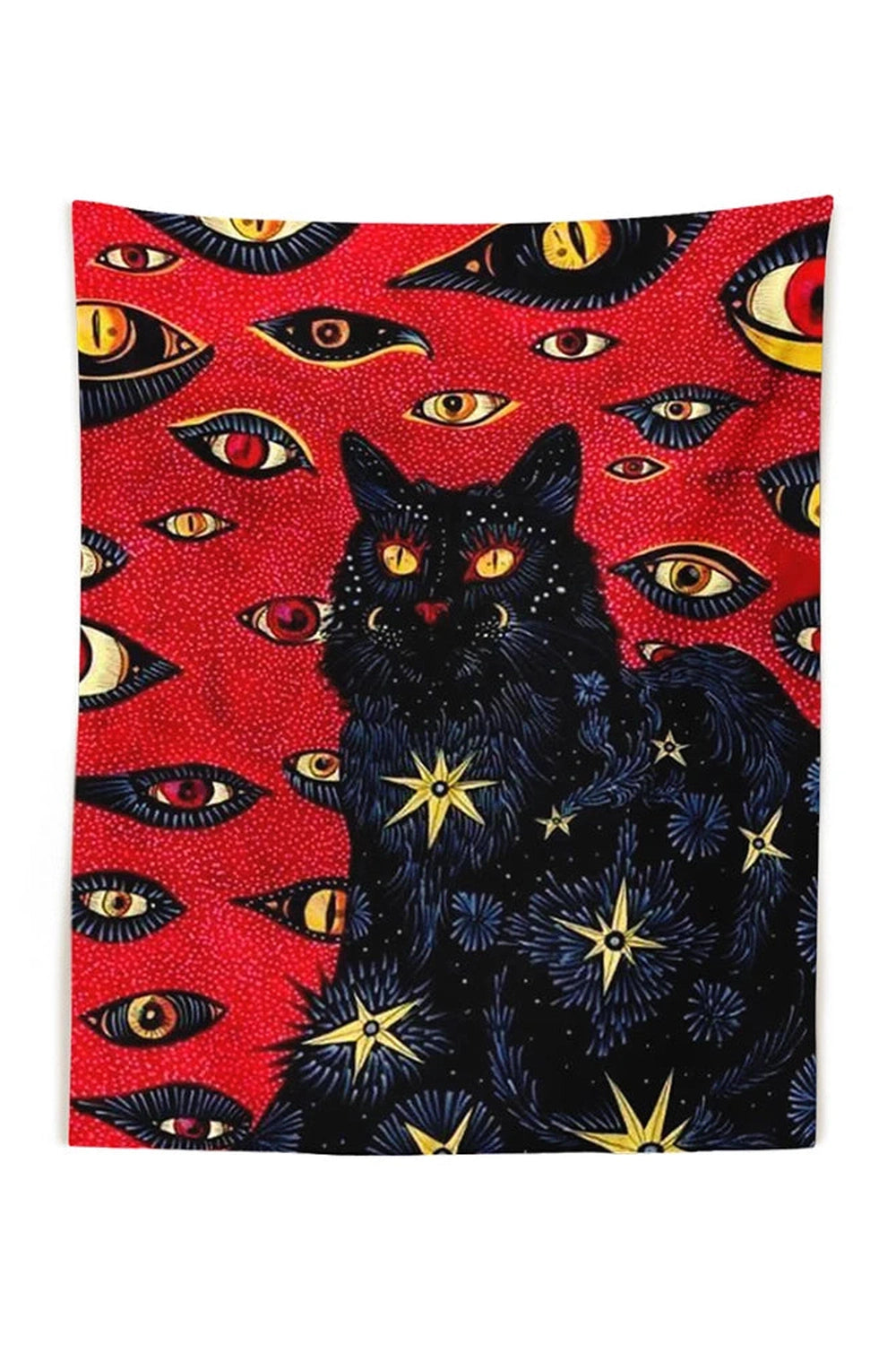 Witchcraft Cat Tapestry