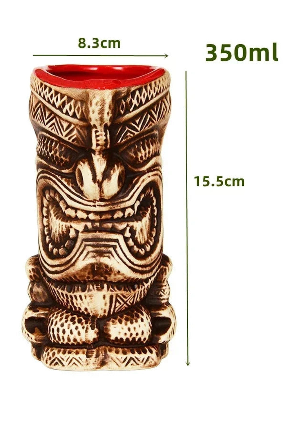 Ceramic Tiki Cocktail Mug