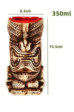 Ceramic Tiki Cocktail Mug