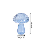 Whimsical Mushroom Glass Vases