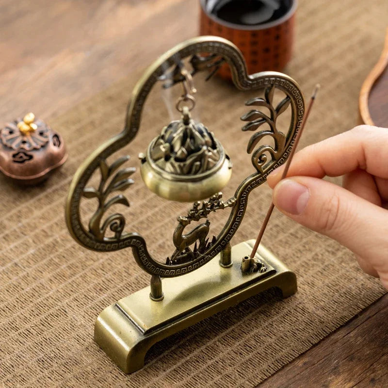 Serenity Bell Hanging Incense Burner