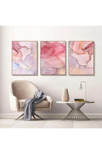 Pink Marble Canvas Poster