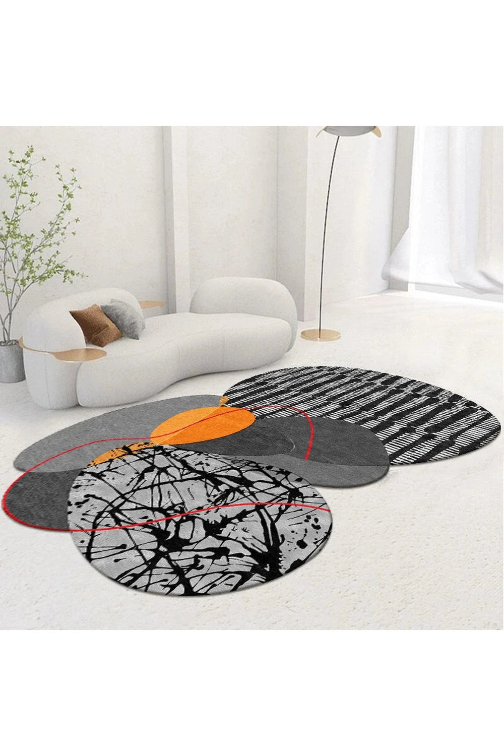 Abstract Geo Layers Rug