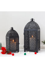 Decorative Black Metal Lantern