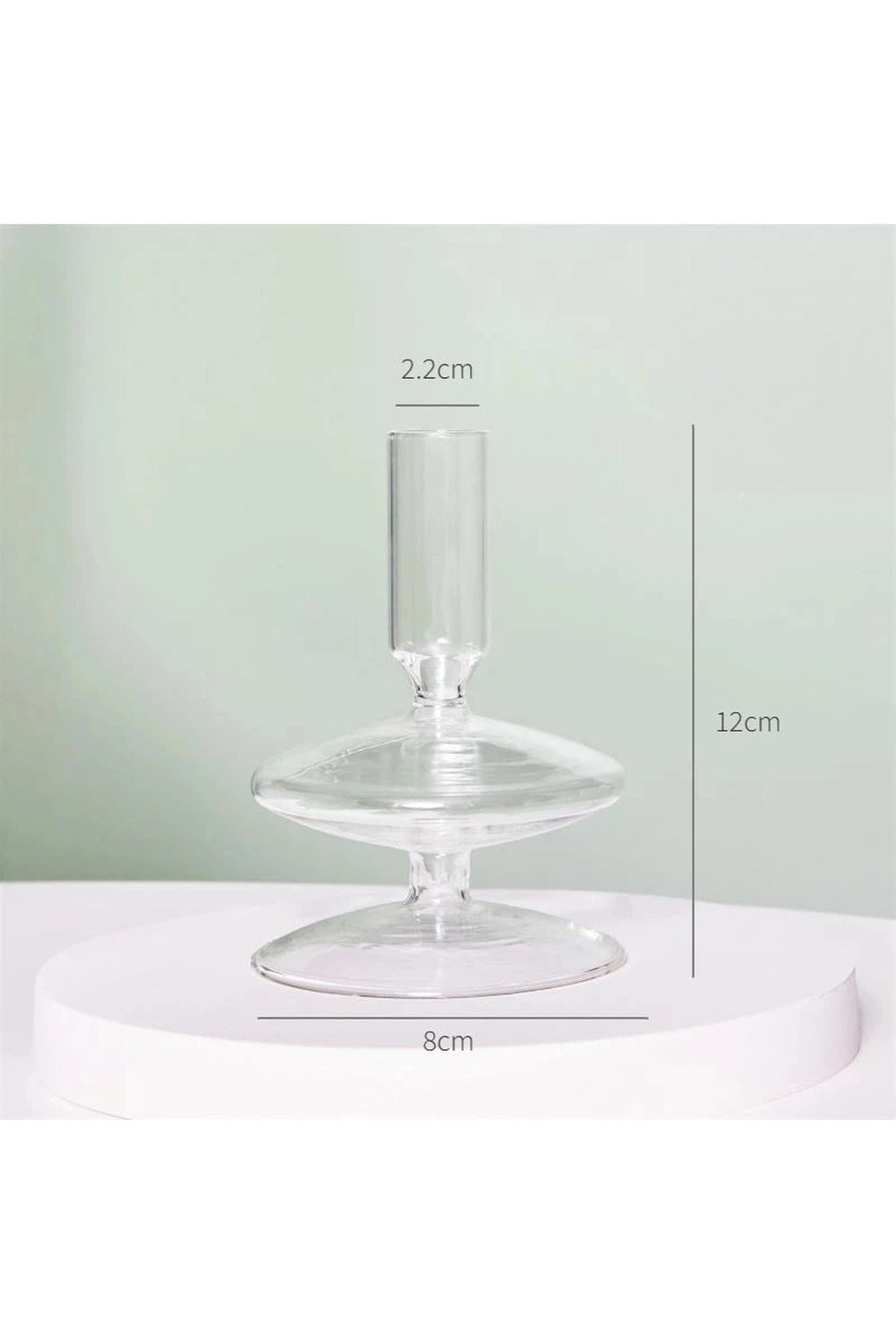 Clear Modern Glass Vase